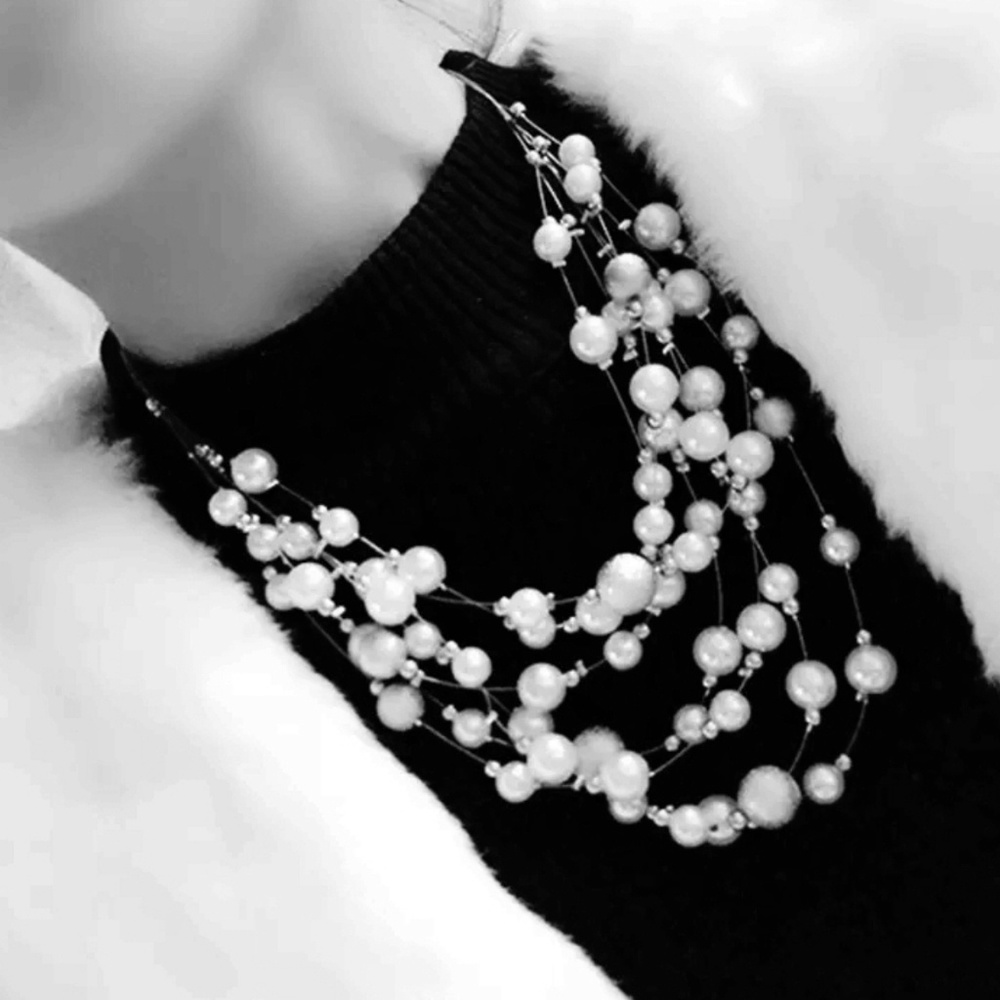 Starry Night Pearl Necklace